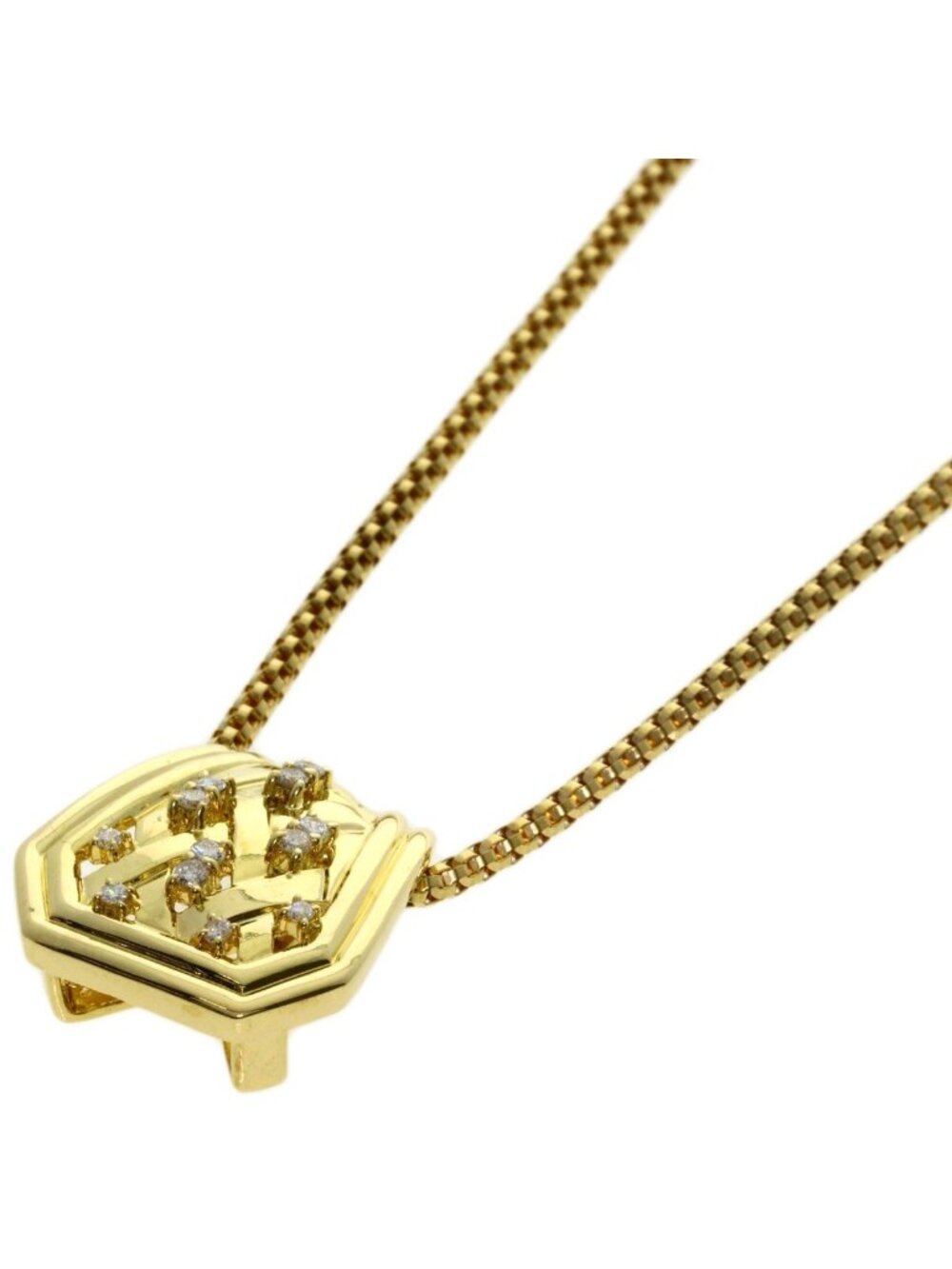Celine Diamond Necklace 18k Yellow Gold